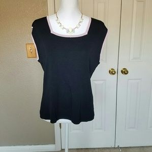 Sweet cute Infinity Sleeveless Knitted Blouse XL
